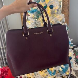 Michael Kors Dark Purple Crossbody Bag